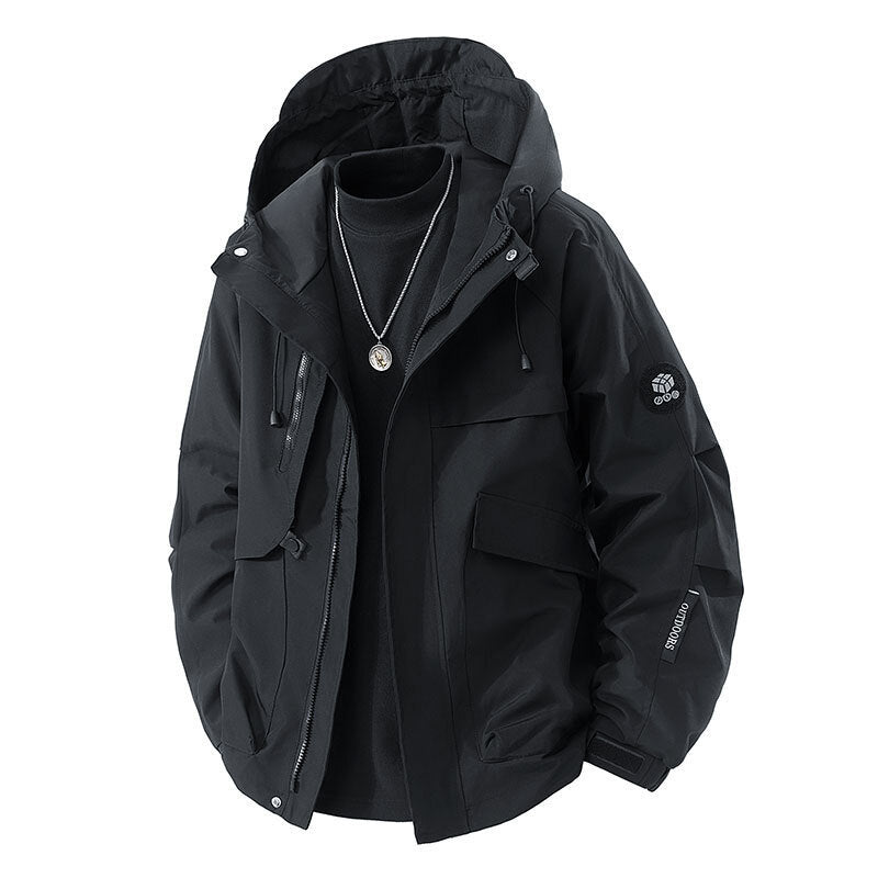 Men's Waterproof Outdoor Jacket with Practical Pockets Mune Fashion