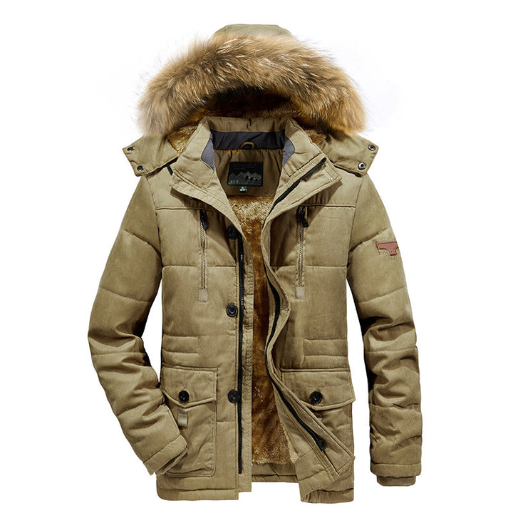 Men's Urban Quilted Parka with Warm Teddy Lining and Utility Pockets Mune Fashion