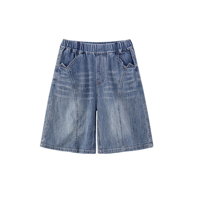 Unisex casual denim shorts with high side pockets Mune Fashion