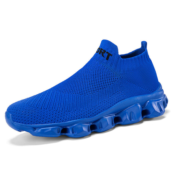 Unisex nan seamless knit slip-on with sock-like shaft and sculpted cushioning sole Mune Fashion