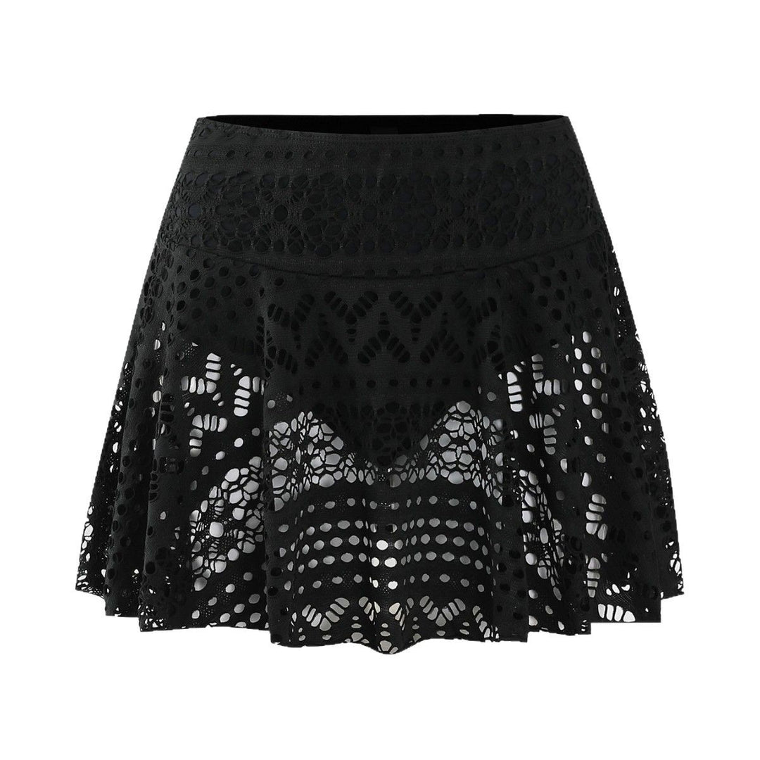 Ladies sporty casual skirt with perforated design Mune Fashion