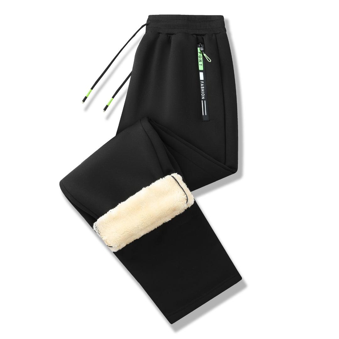 Men's sporty jogging pants with fleece lining Mune Fashion