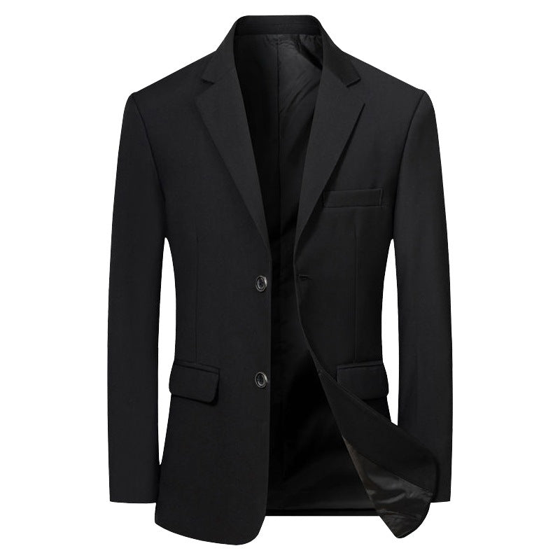 Men's Slim Business Blazer with Minimalist Design and Stretch Comfort Mune Fashion