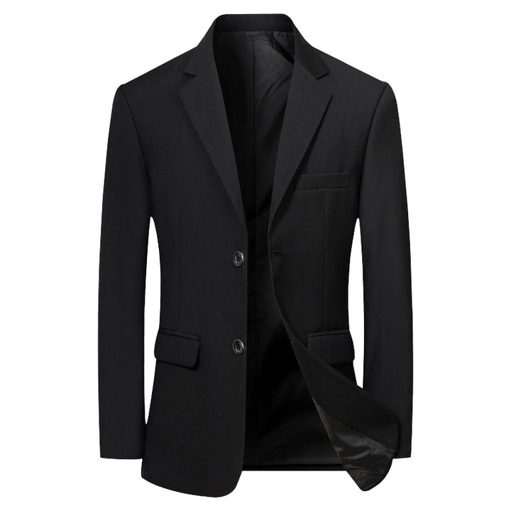 Men's Slim Business Blazer with Minimalist Design and Stretch Comfort Mune Fashion