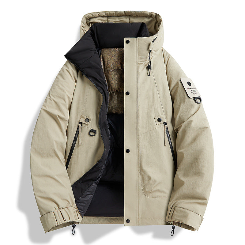 Men's Technical Urban Parka with Thermo Insulation and Multifunctional Pockets Mune Fashion