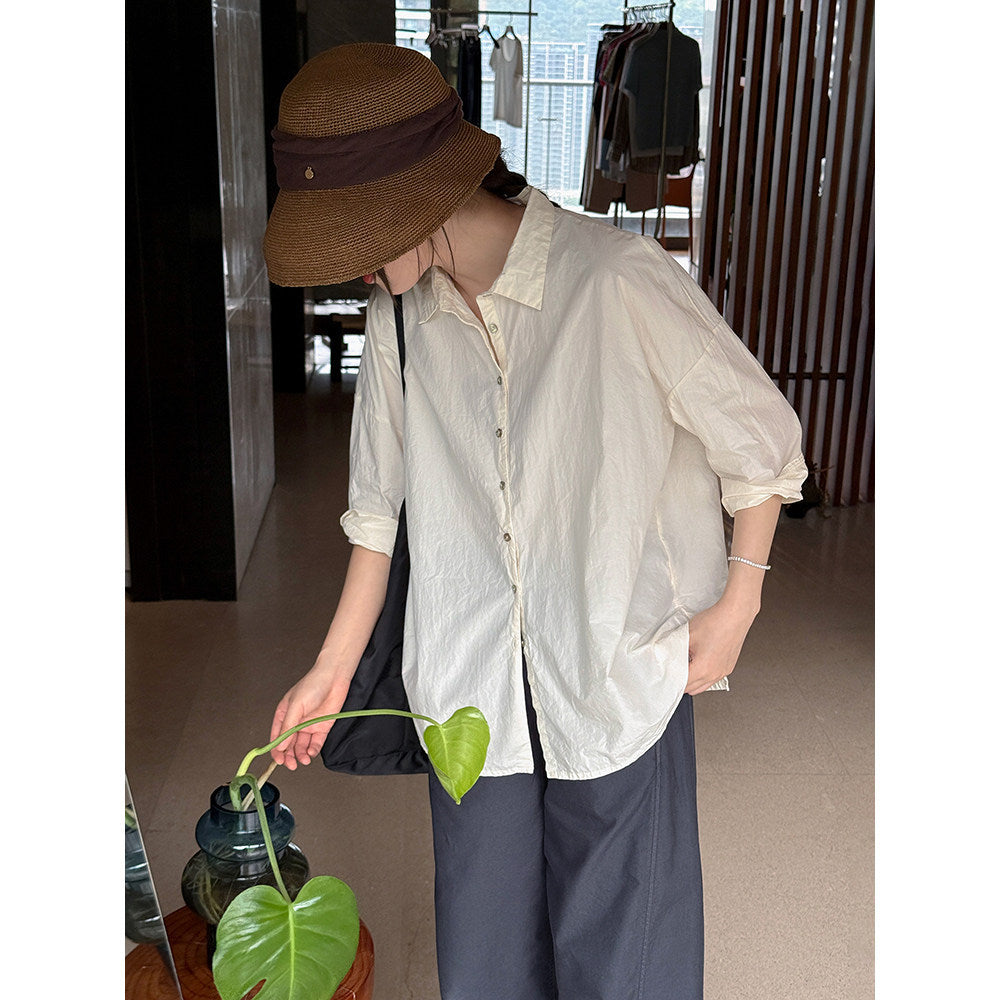 Women's Casual Cotton Blouse Mune Fashion