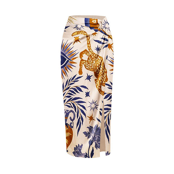 Women Crop Top and Maxi Skirt Set Mune Fashion