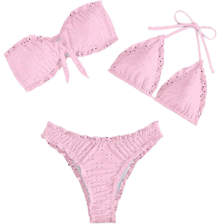Women's bandeau bikini with playful ruffle design Mune Fashion