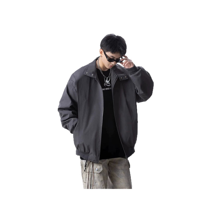 Men's Urban Utility Jacket with High Collar Mune Fashion