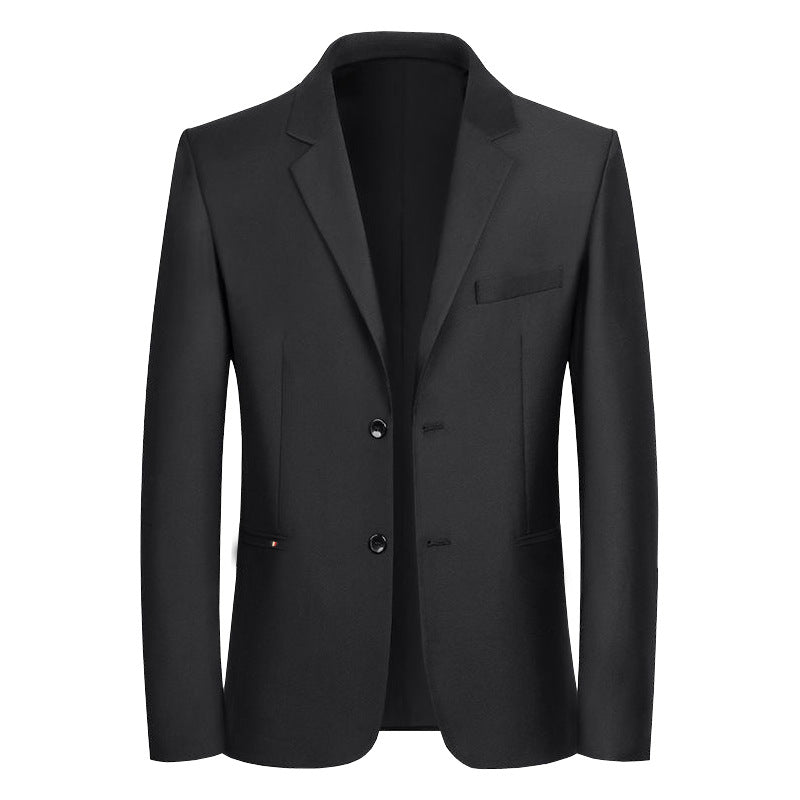 Men's Slim Business Blazer with Minimalist Design and Stretch Comfort Mune Fashion
