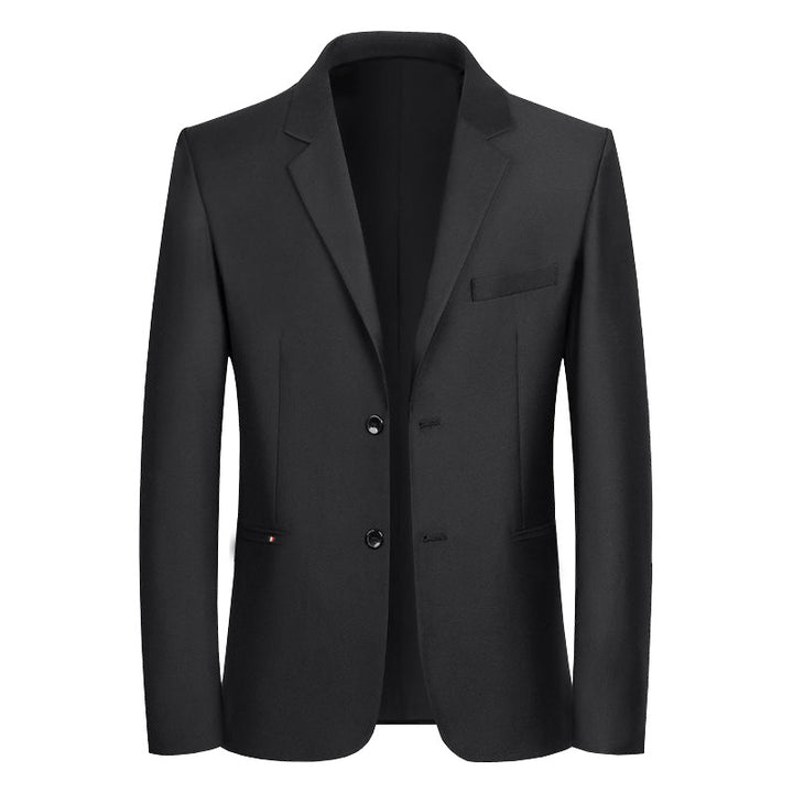 Men's Slim Business Blazer with Minimalist Design and Stretch Comfort Mune Fashion