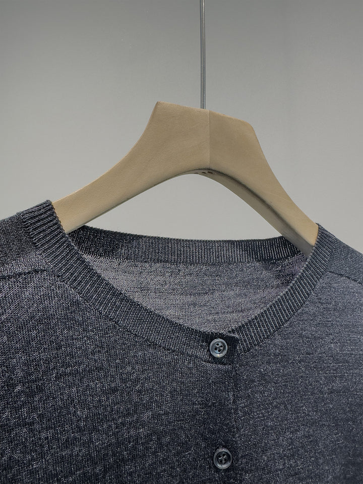 Women Classic Button Cardigan Drune