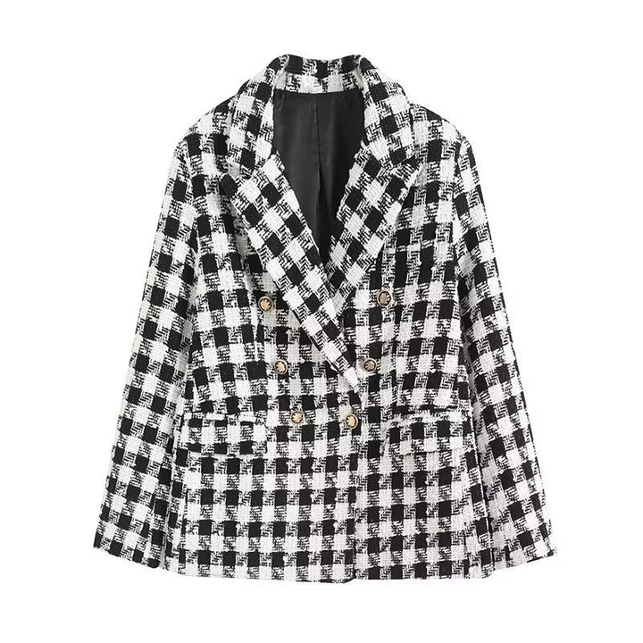 Women's Double-button Blazer Jacket