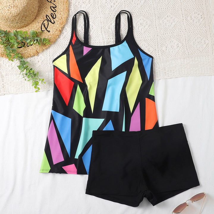 Damen Sportliches Schwimmanzug-Set Echo Archiv