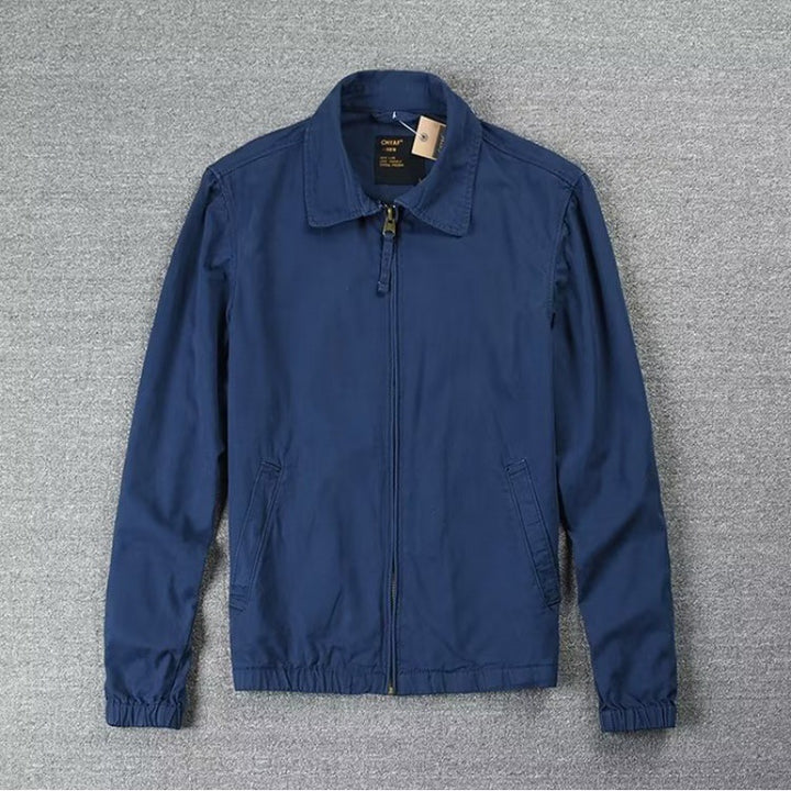 Men's Light Leisure Jacket with Elastic Cuff Mune Fashion