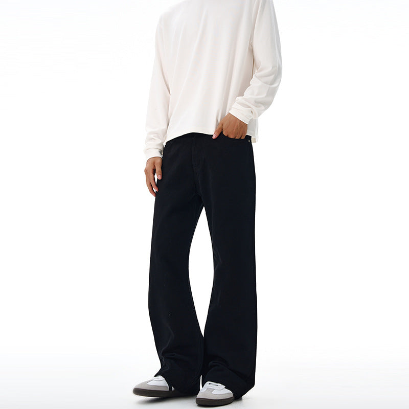 Men's Oversized Cotton Palazzo Pants with Straight Ultra Wide Leg Mune Fashion