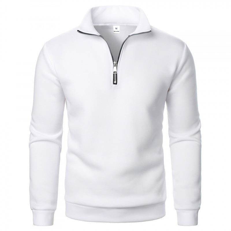 Men's Sporty Sweatshirt with Stand-Up Collar Mune Fashion