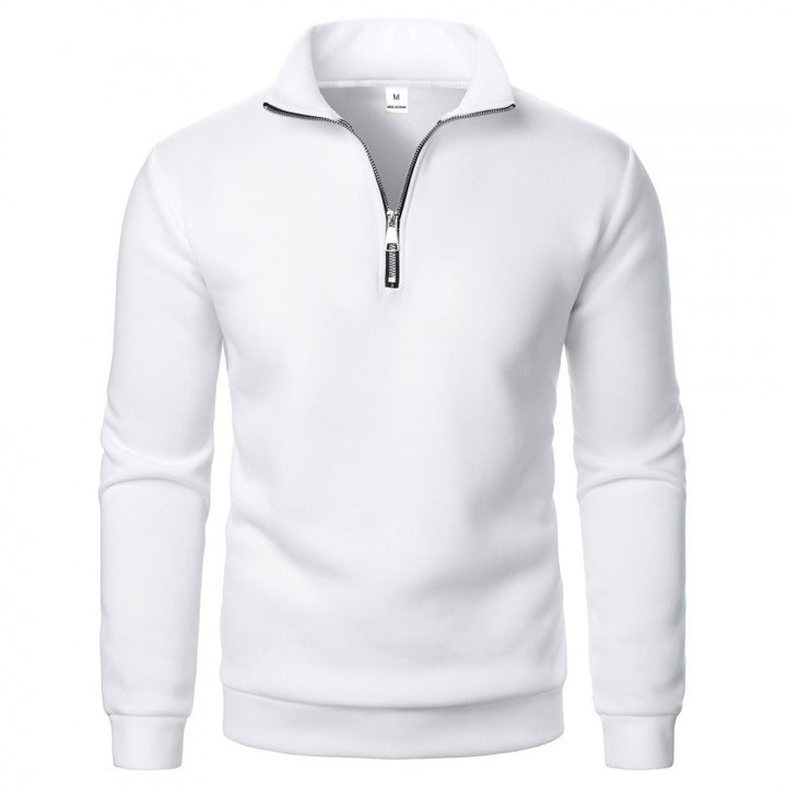 Men's Sporty Sweatshirt with Stand-Up Collar Mune Fashion