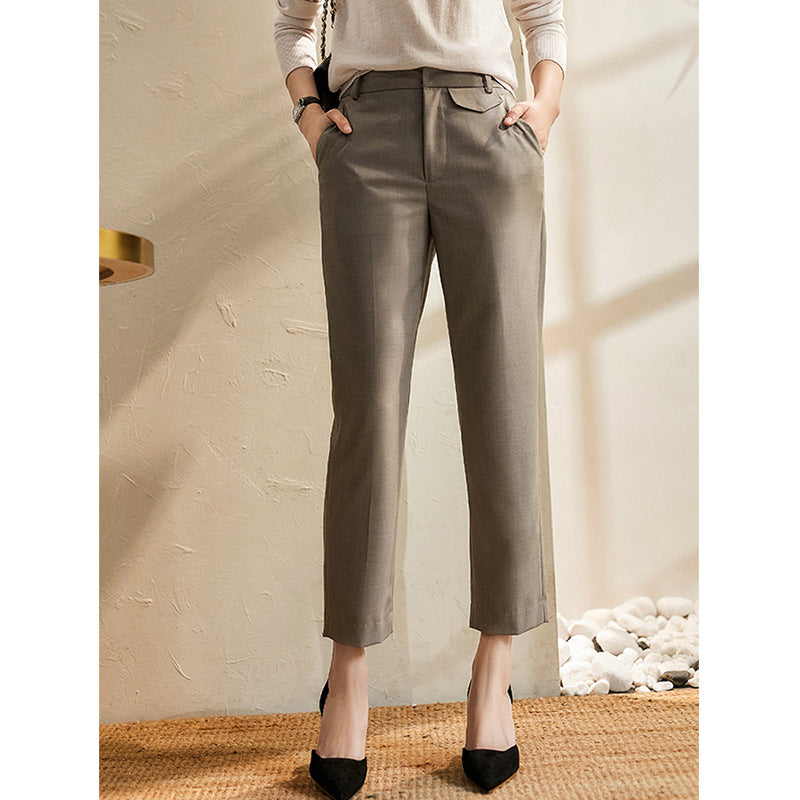 Women's Elegant and Fashionable Suit Pants Drune