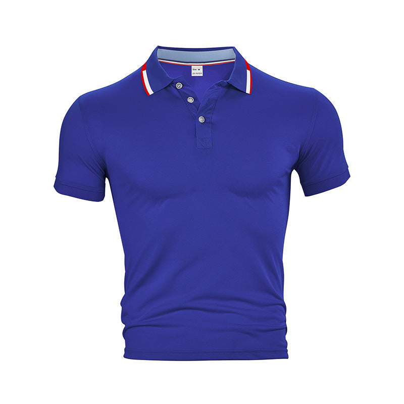Men's slim fit functional polo with moisture-regulating technology and ribbed collar Mune Fashion
