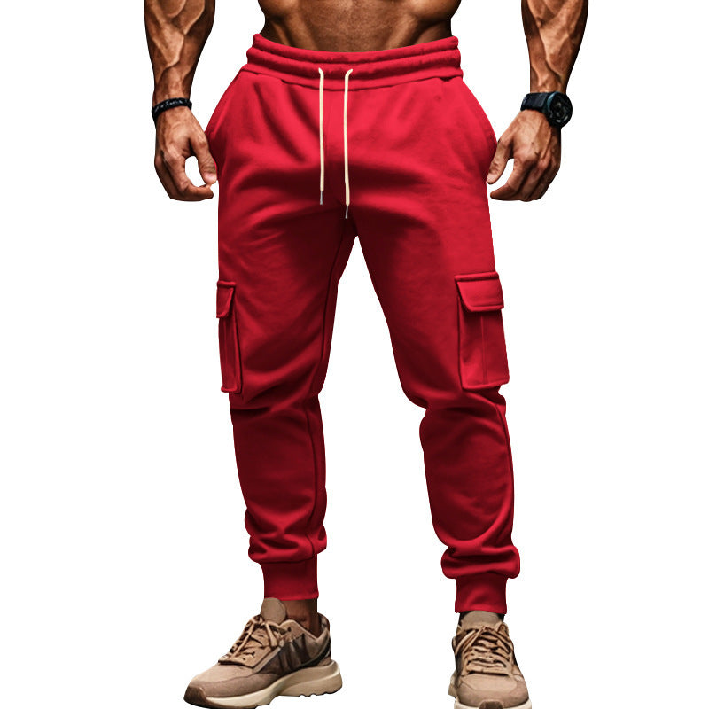 Men's Nano Thermo Cargo Jogging Pants with Fleece Lining, Elastic Waistband, and Large Cargo Pockets Mune Fashion
