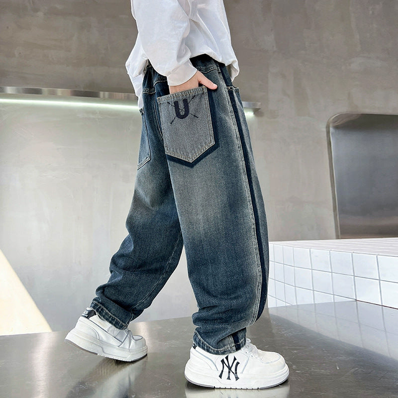 Unisex oversized Baggy Jeans with unique pocket design Mune Fashion
