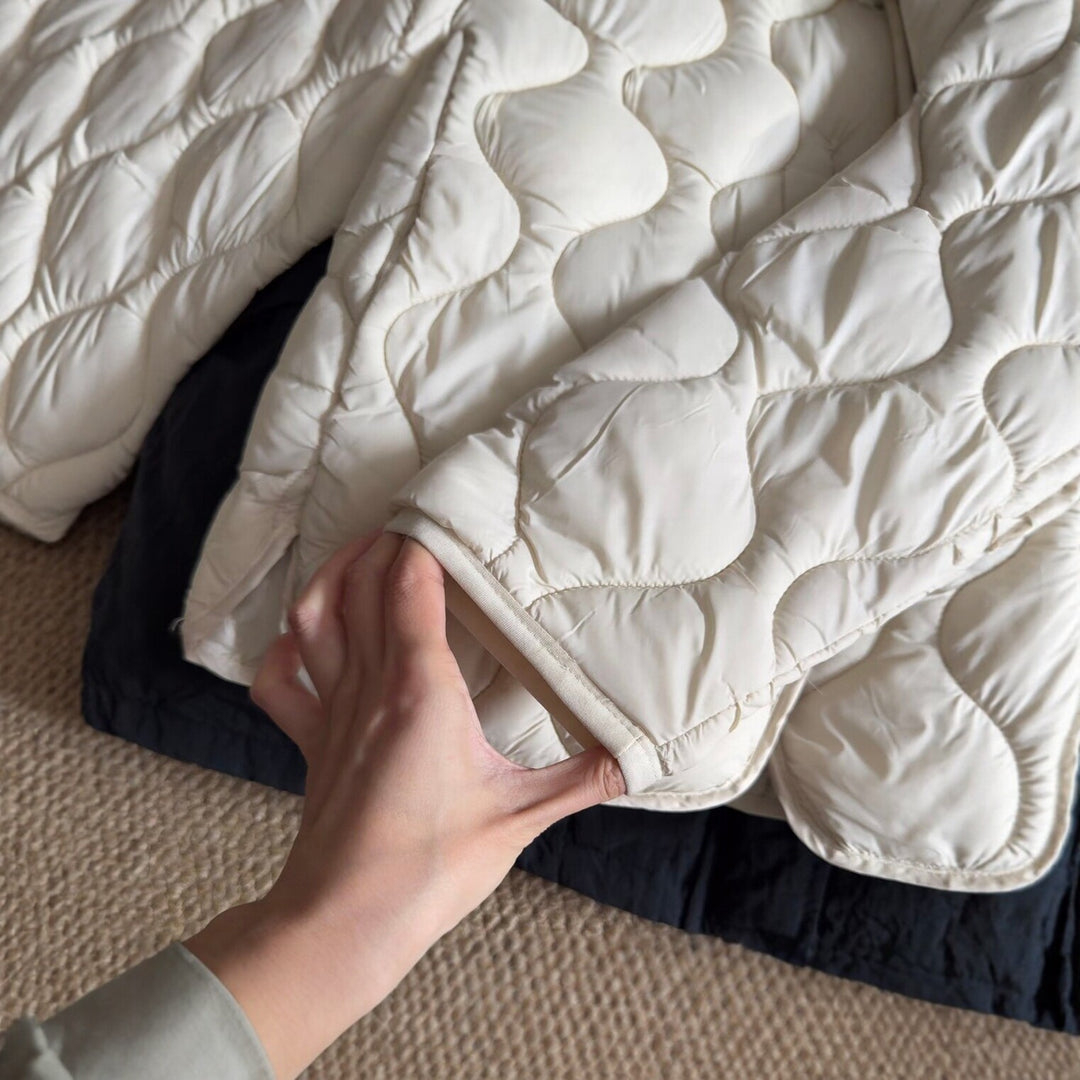 Women Long Quilted Jacket Mune Fashion