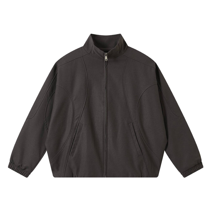 Unisex Short-cut Boxy Bomber with ergonomic seams and elastic cuffs Mune Fashion