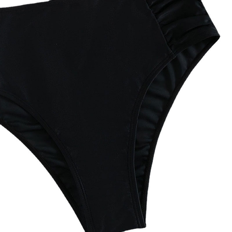 Women's high-cut bikini with stylish striped pattern Mune Fashion