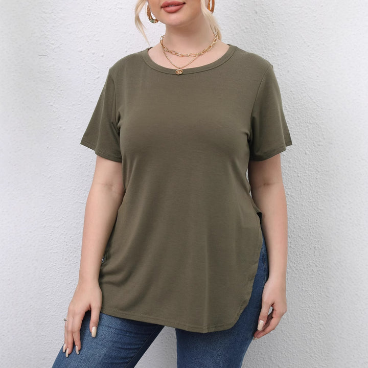 Women's casual T-shirt with side pockets Mune Fashion