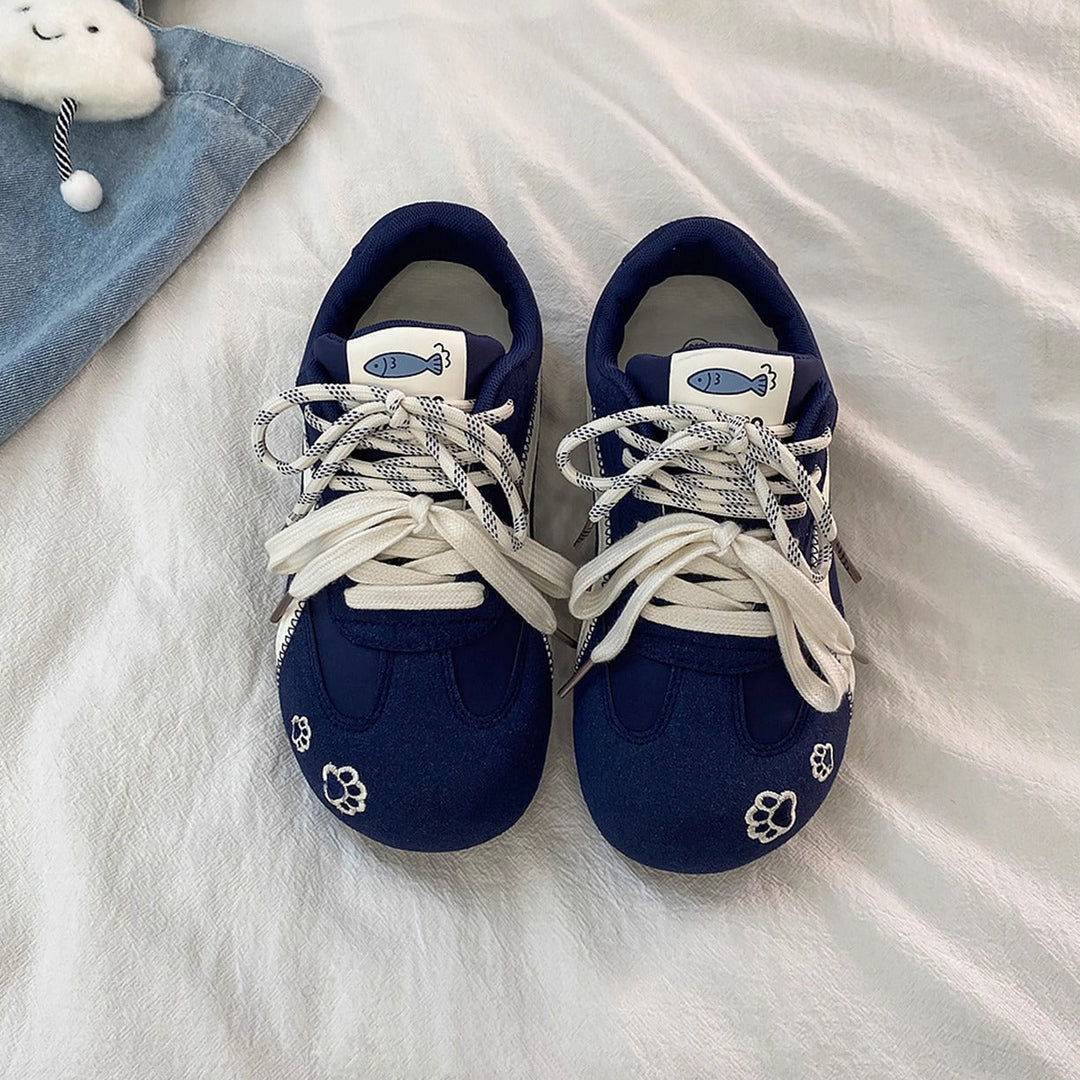 Women's sporty sneakers with playful animal design and flexible upper material Mune Fashion