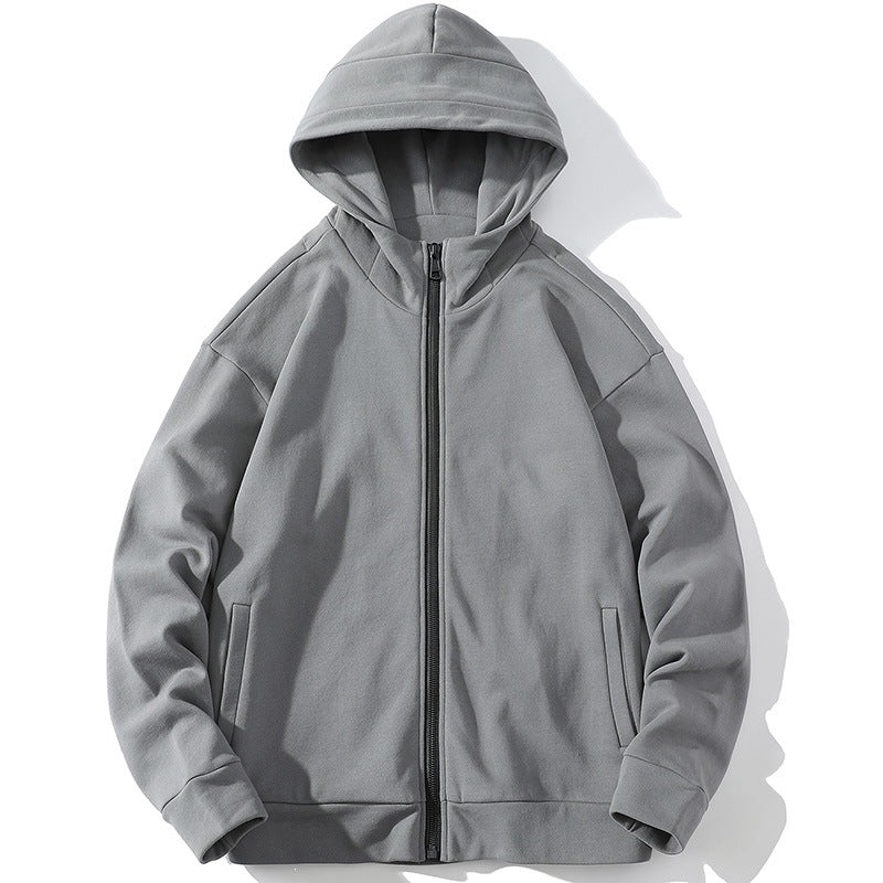 Unisex Oversize Hooded Zip Jacket made of soft fleece with a full zipper and side pockets Mune Fashion