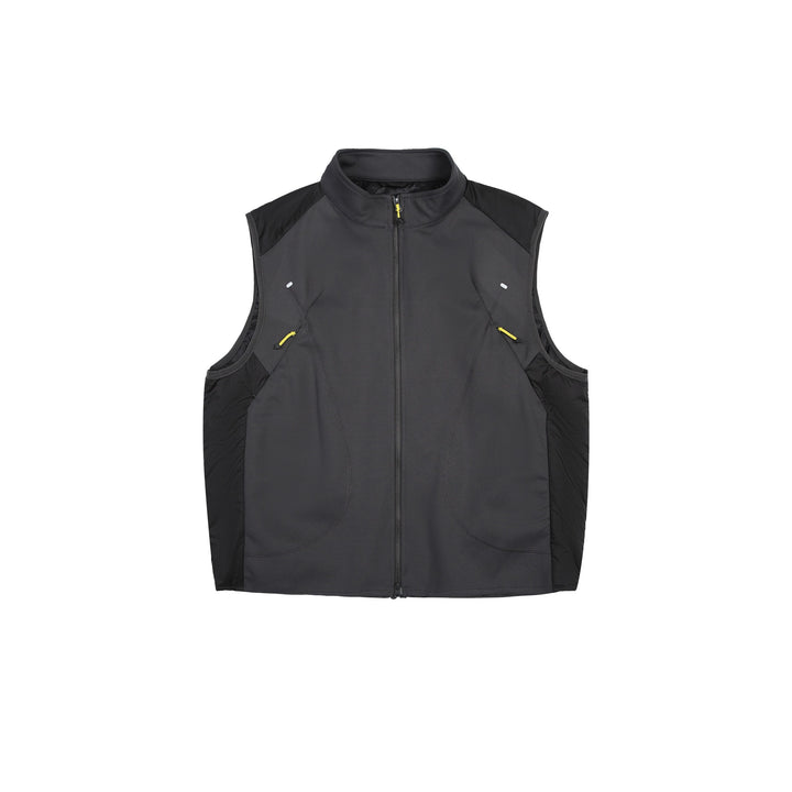 Women's lightweight technical functional vest with stand-up collar, two-way zipper, and zippered pockets Mune Fashion