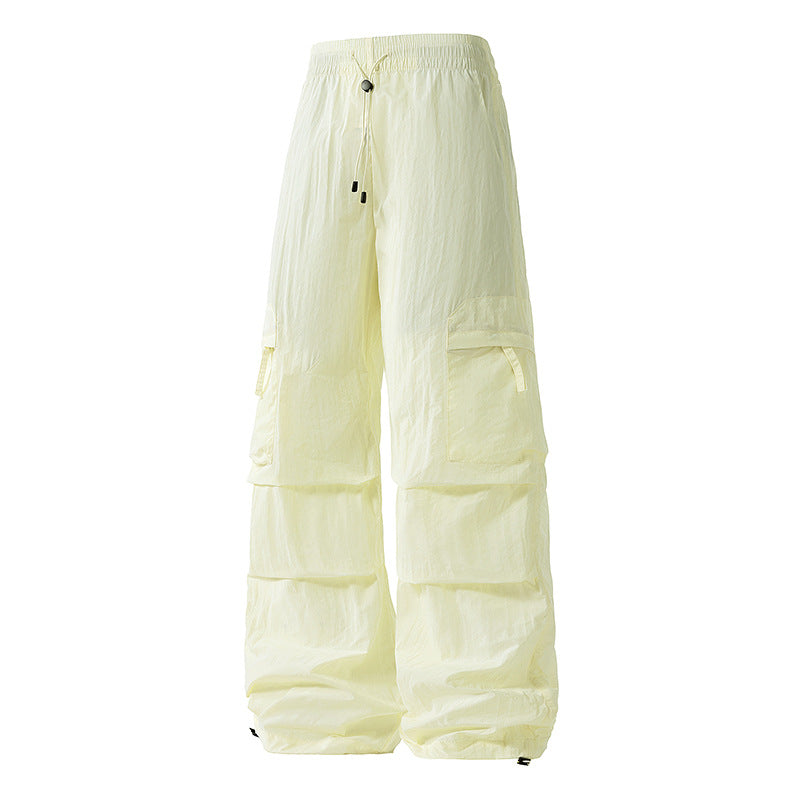 Women's cargo pants with elastic waistband and pockets Mune Fashion