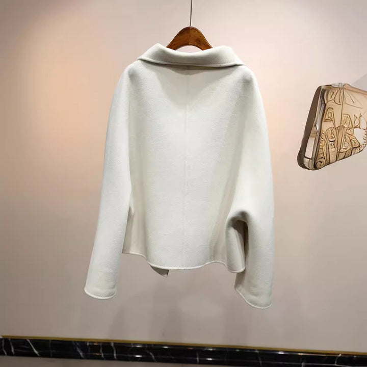 Ladies elegant transitional jacket with high collar Drune