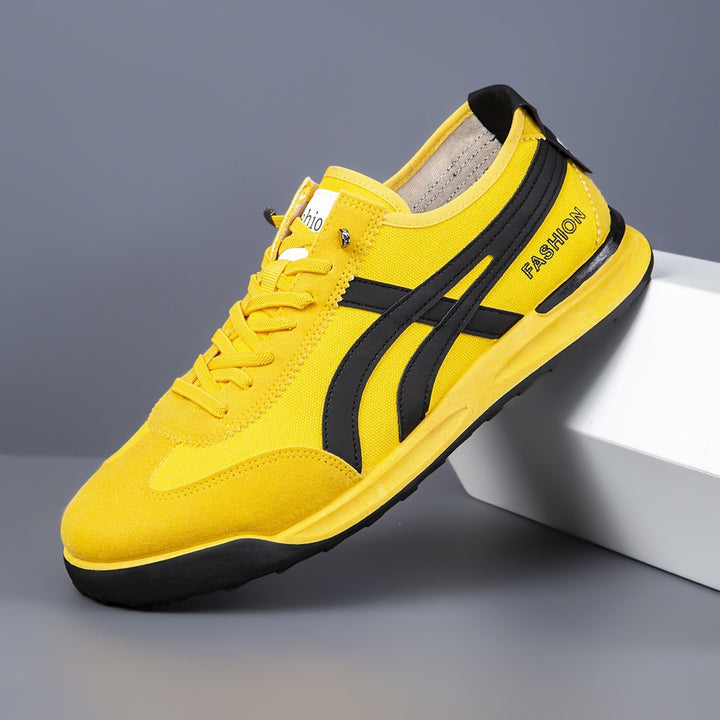 Men's Sporty Sneakers with Breathable Inserts Mune Fashion