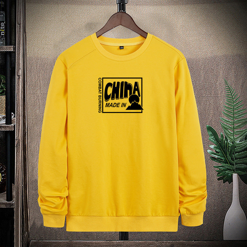 Men's sweatshirt with crew neck and eye-catching statement front print Mune Fashion