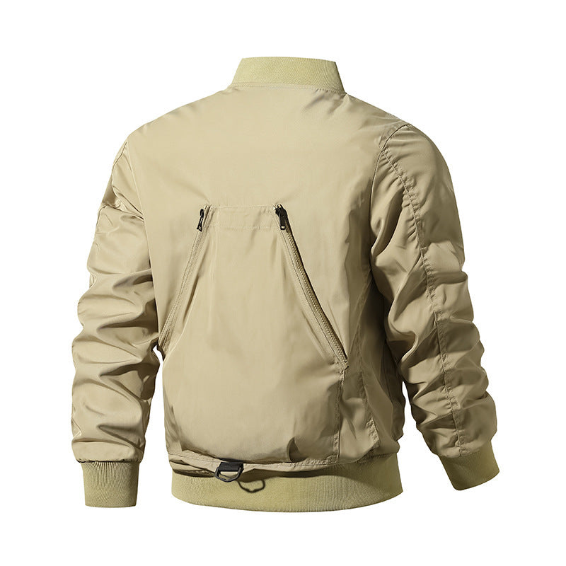 Men's Functional Bomber Jacket with Numerous Pockets Mune Fashion