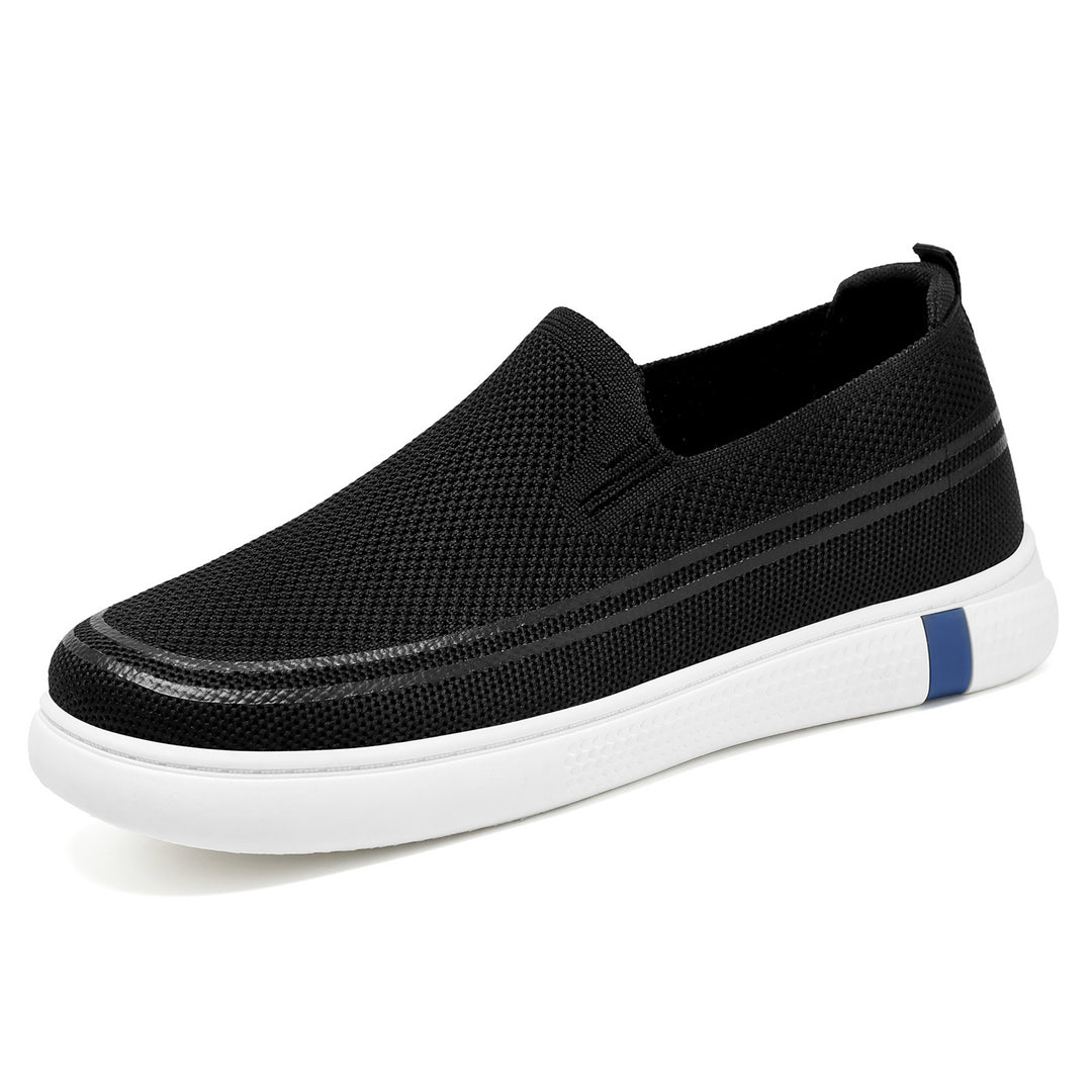 Men's seamless knit slip-on casual sneaker with breathable 3D mesh and shock-absorbing EVA flex sole Mune Fashion