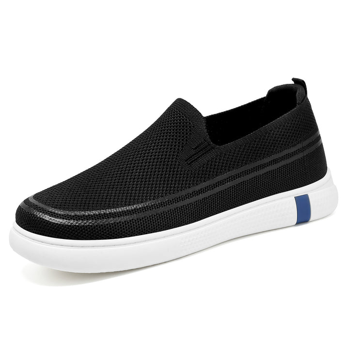 Men's seamless knit slip-on casual sneaker with breathable 3D mesh and shock-absorbing EVA flex sole Mune Fashion