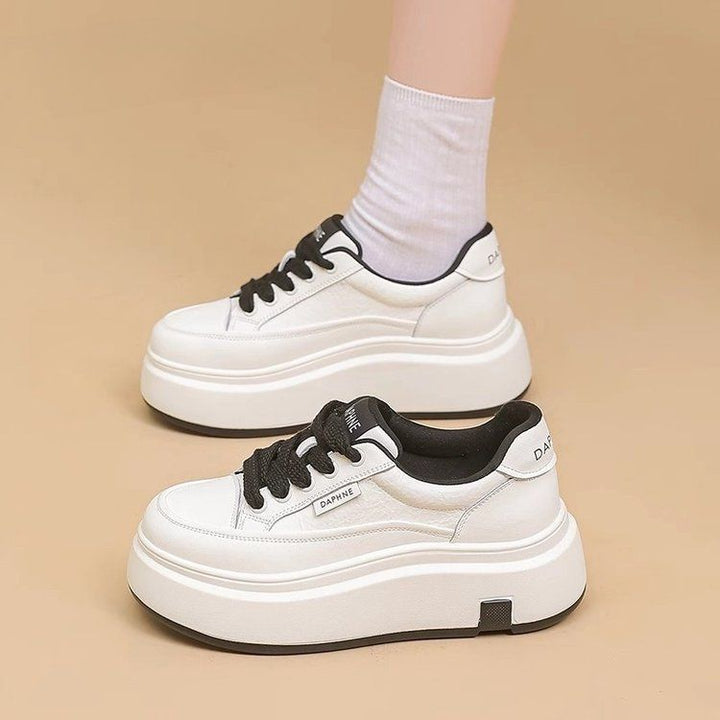 Women's Chunky Sneakers with High Platform and Durable Construction Mune Fashion