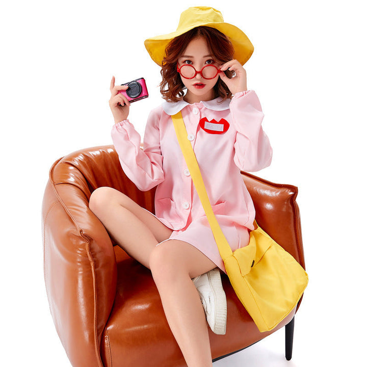 Girl's combo costume with hat and pockets Mune Fashion