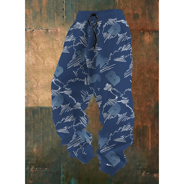 Women's Comfortable Leisure Pants with Creative Print Mune Fashion