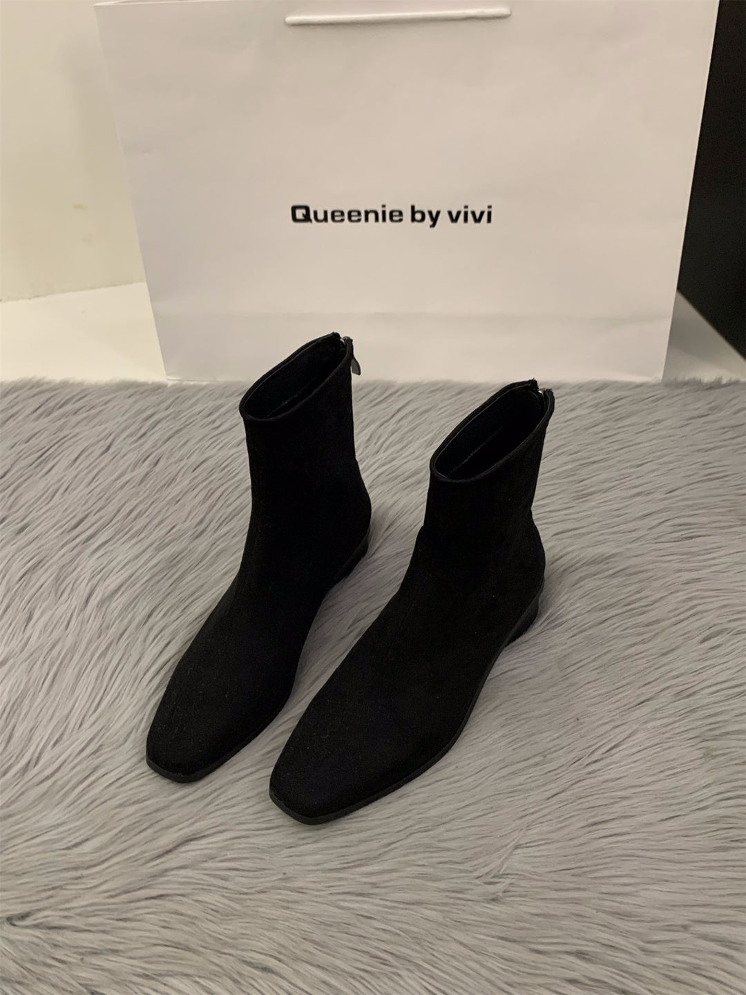 Women Elegant Ankle Boots made of Synthetic Leather Mune Fashion