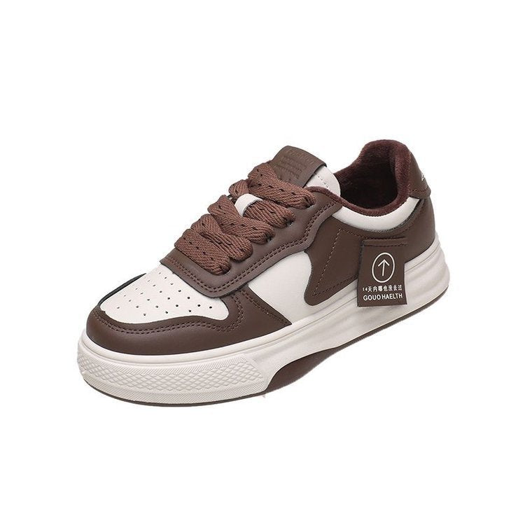 Women Chunky Platform Sneaker in Retro Basketball Style with Padded Shaft Mune Fashion