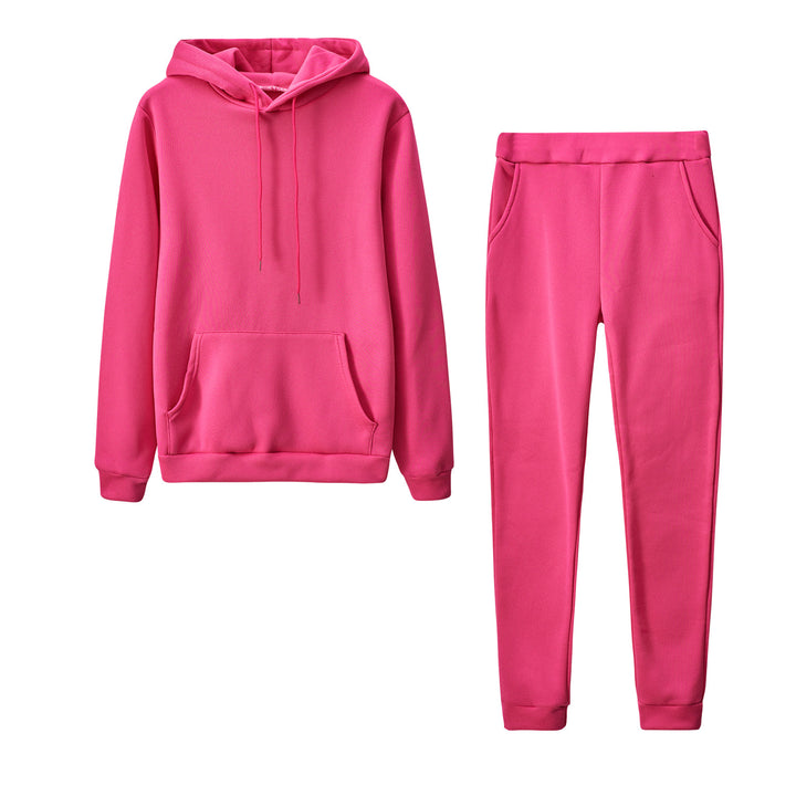 Women's nan Cozy loungewear set with oversized hoodie, kangaroo pocket and slim high waist jogging pants Mune Fashion