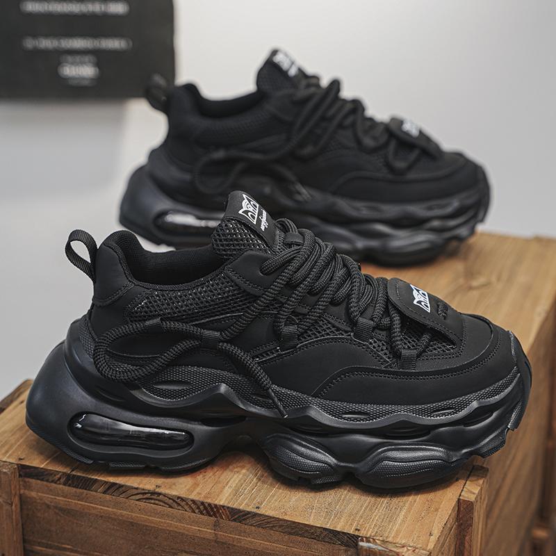 Unisex Voluminous Chunky Sneakers with Visible Air Chamber and Curved Profile Sole Mune Fashion