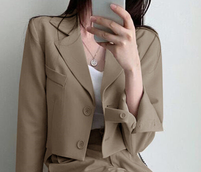 Women Trendy Short Blazer Mune Fashion