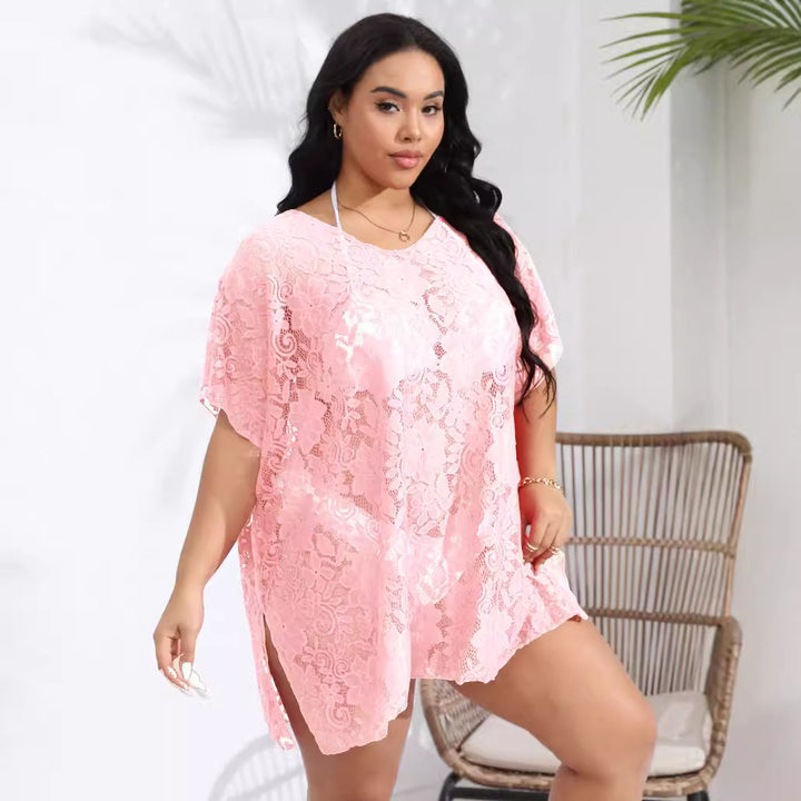 Ladies airy crochet beach cover-up Mune Fashion 1779787989
