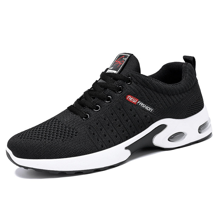 Men's lightweight performance sneakers with 3D knitted upper, integrated air chamber midsole, and non-slip trail outsole Mune Fashion